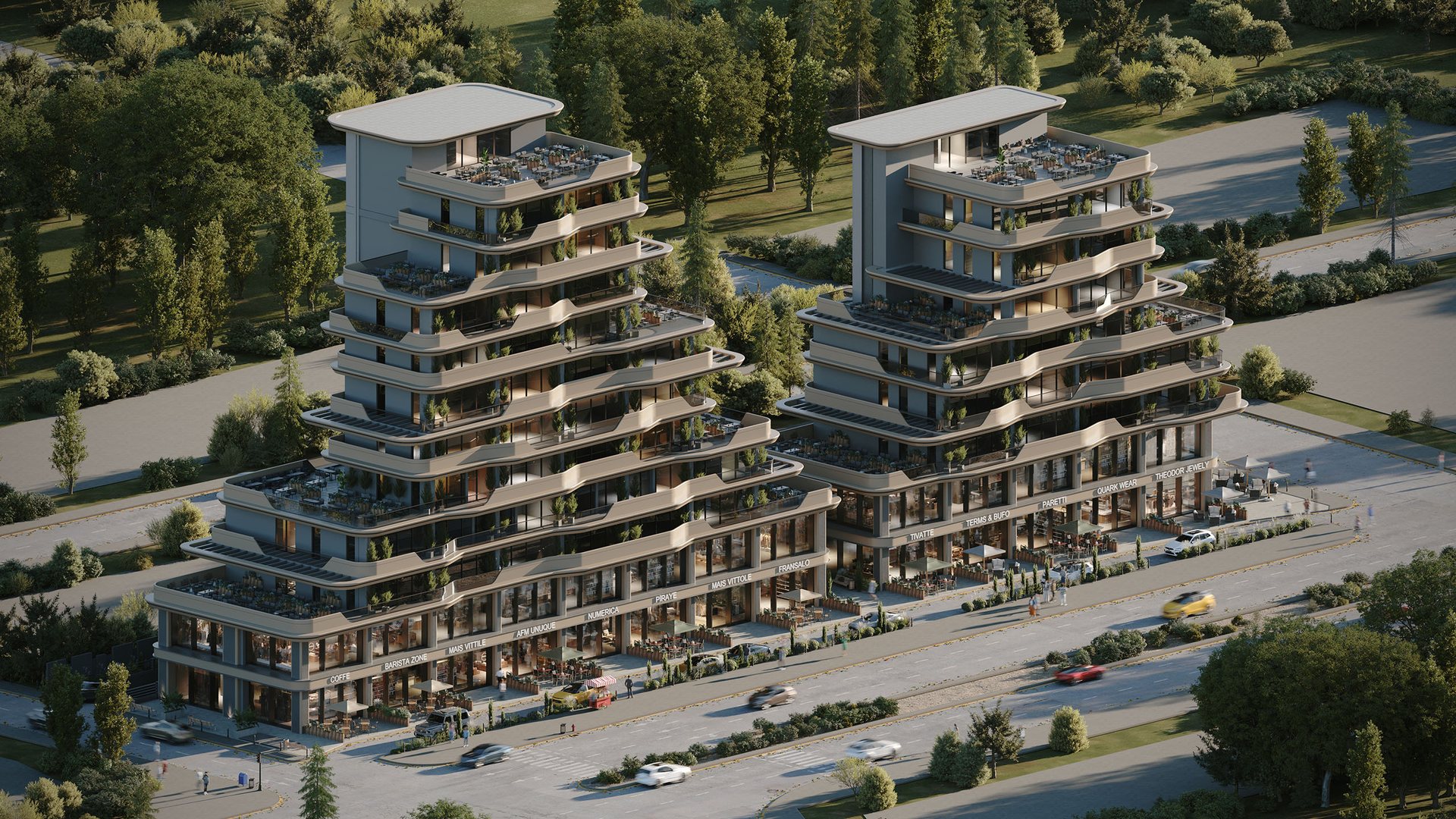 UBB Çakıroğlu Konakları - Dış Mekân Görselleştirme